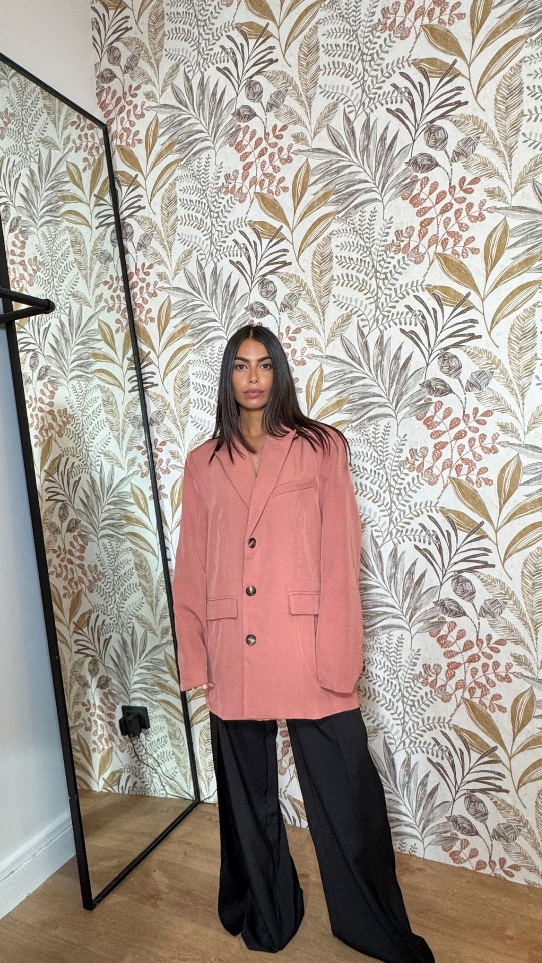 BLAZER ROSE CORAIL POUDRÉ