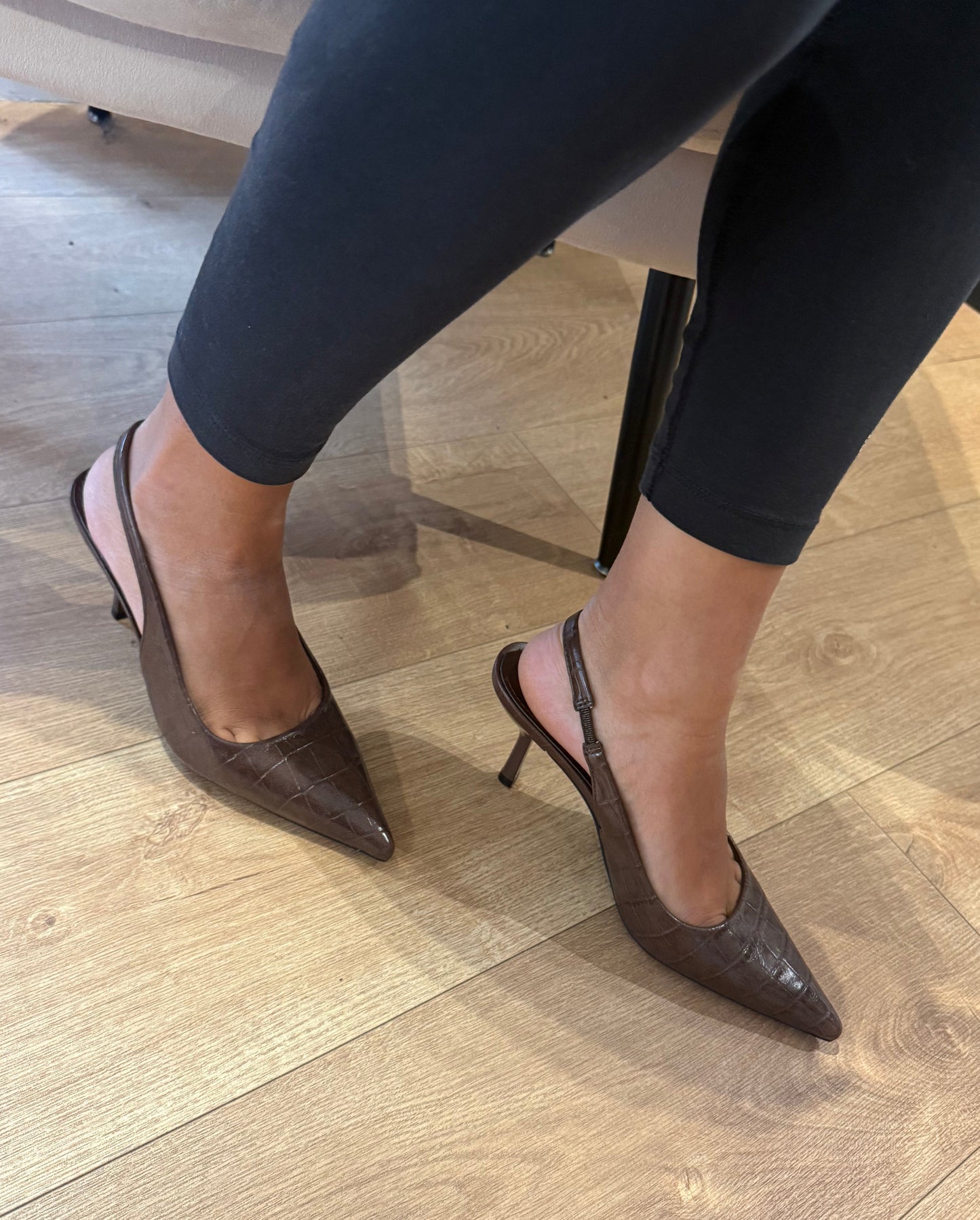 Escarpins Croco Choco – L’élégance qui attire tous les regards