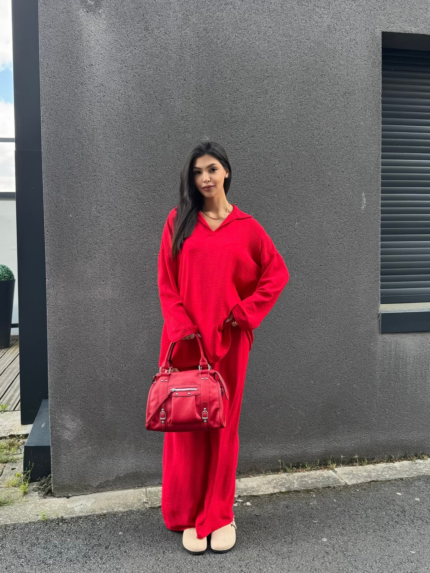 ENSEMBLE FLUIDE ROUGE