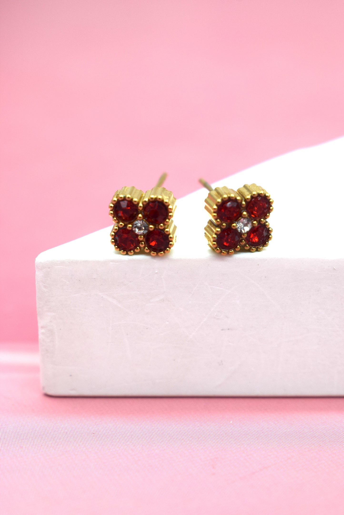 PUCE TREFLES ROUGE PRESTIGE