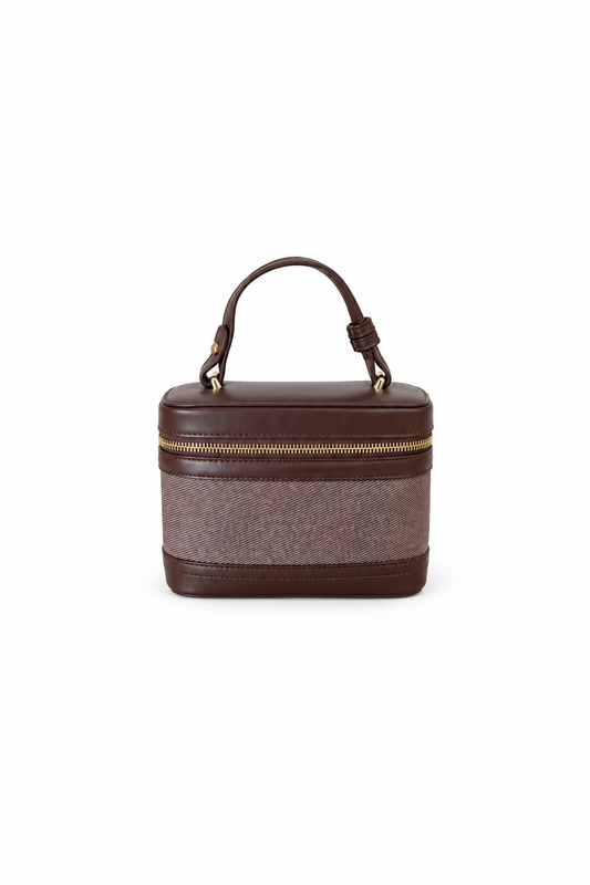 SAC À MAIN MARRON STRUCTURÉ
