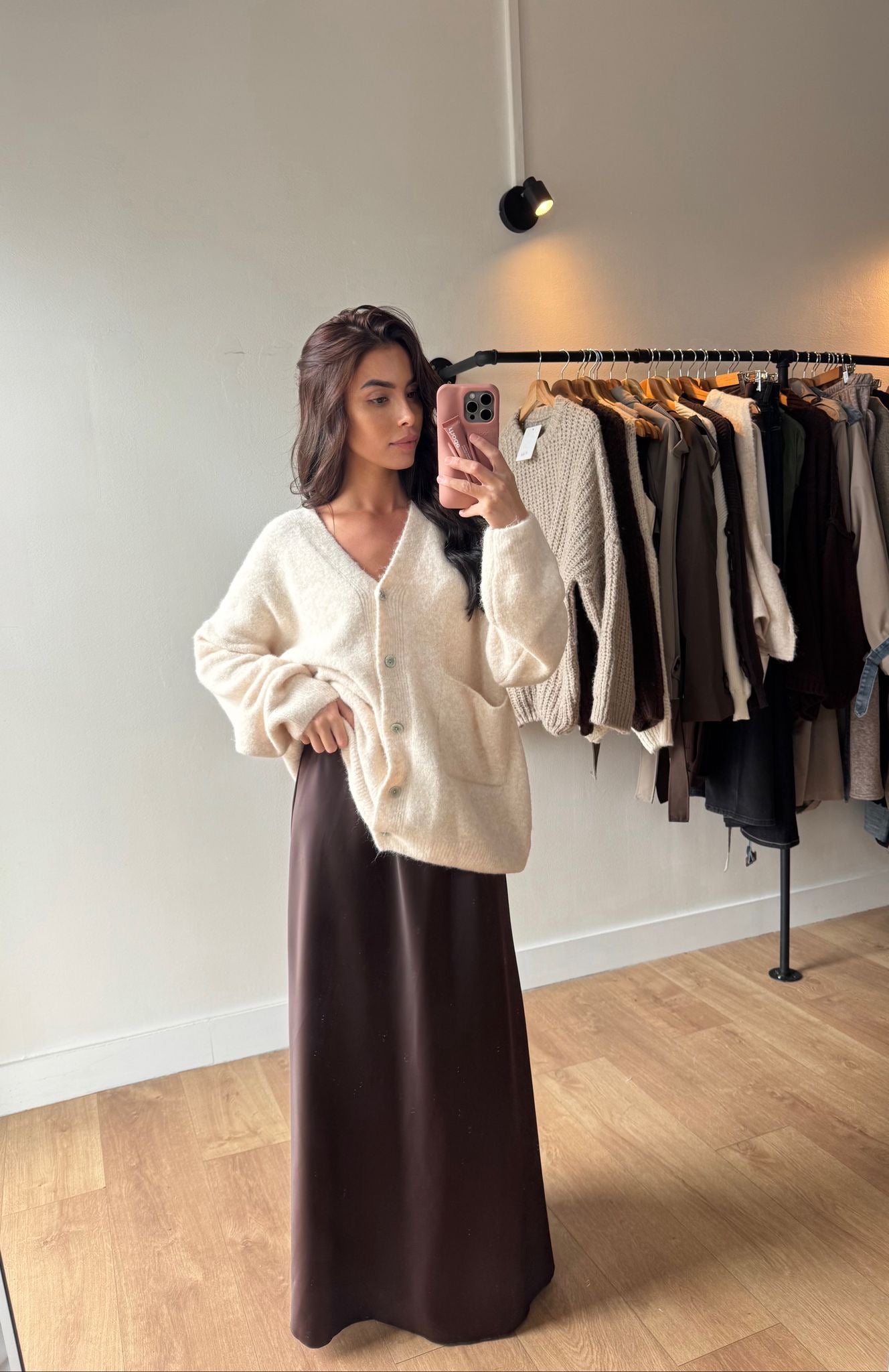 GILET AMPLE CRÈME