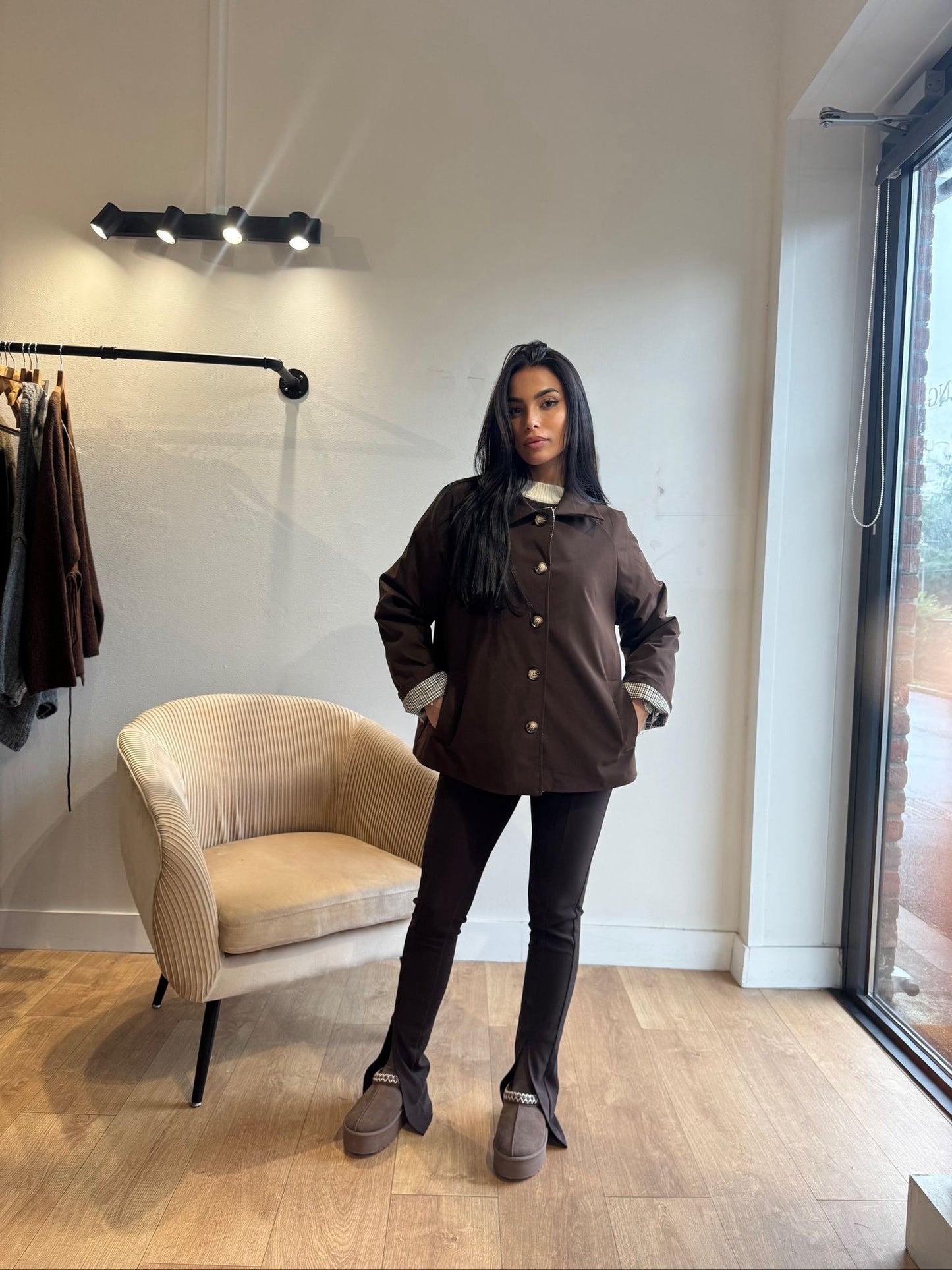 VESTE IMPERMÉABLE CHOCO