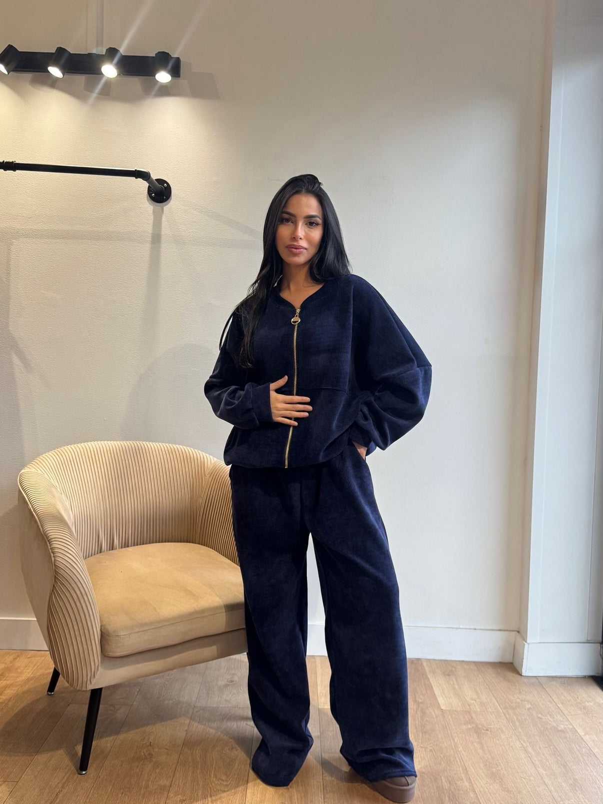 ENSEMBLE JOGGING MARINE