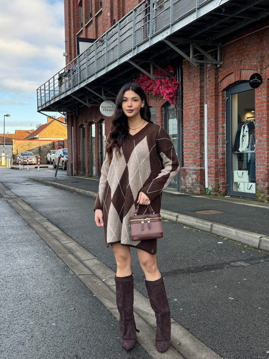 ROBE MAILLE JACQUARD