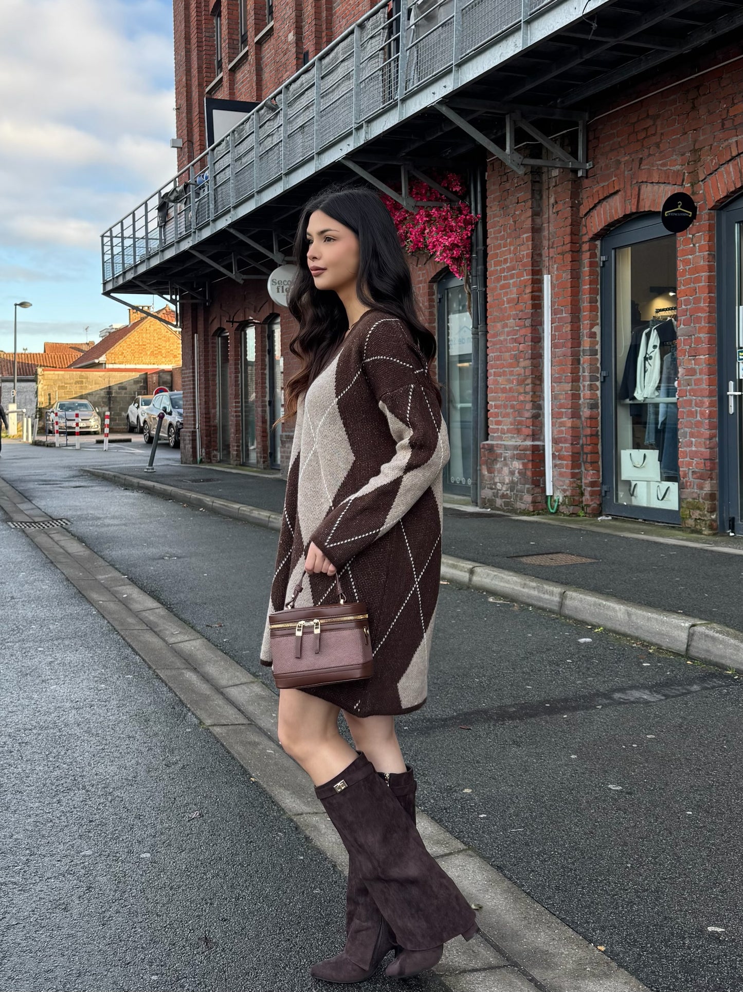 ROBE MAILLE JACQUARD