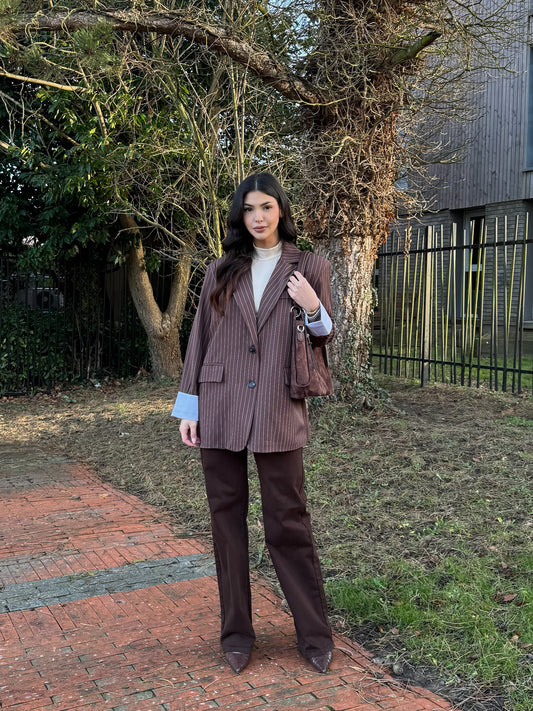 BLAZER RAYÉ CHOCO