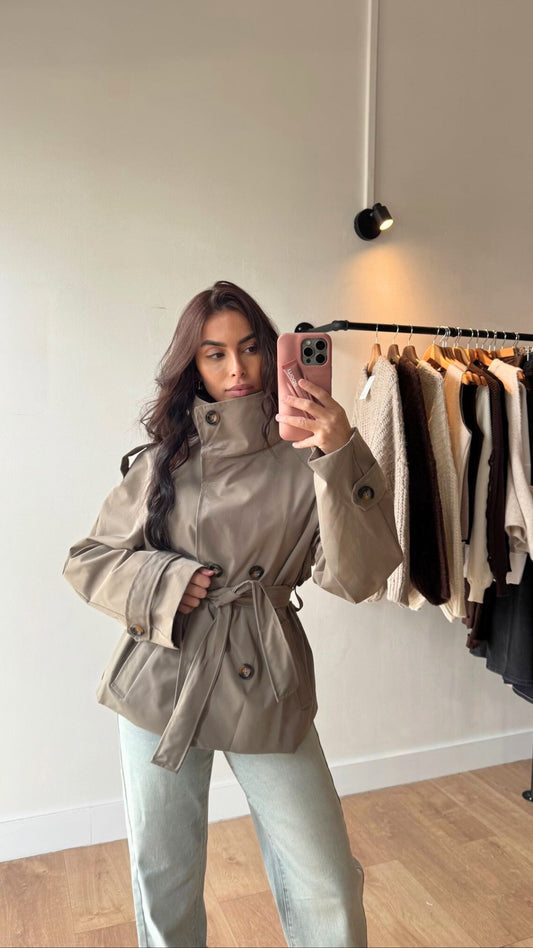 TRENCH COURT BEIGE