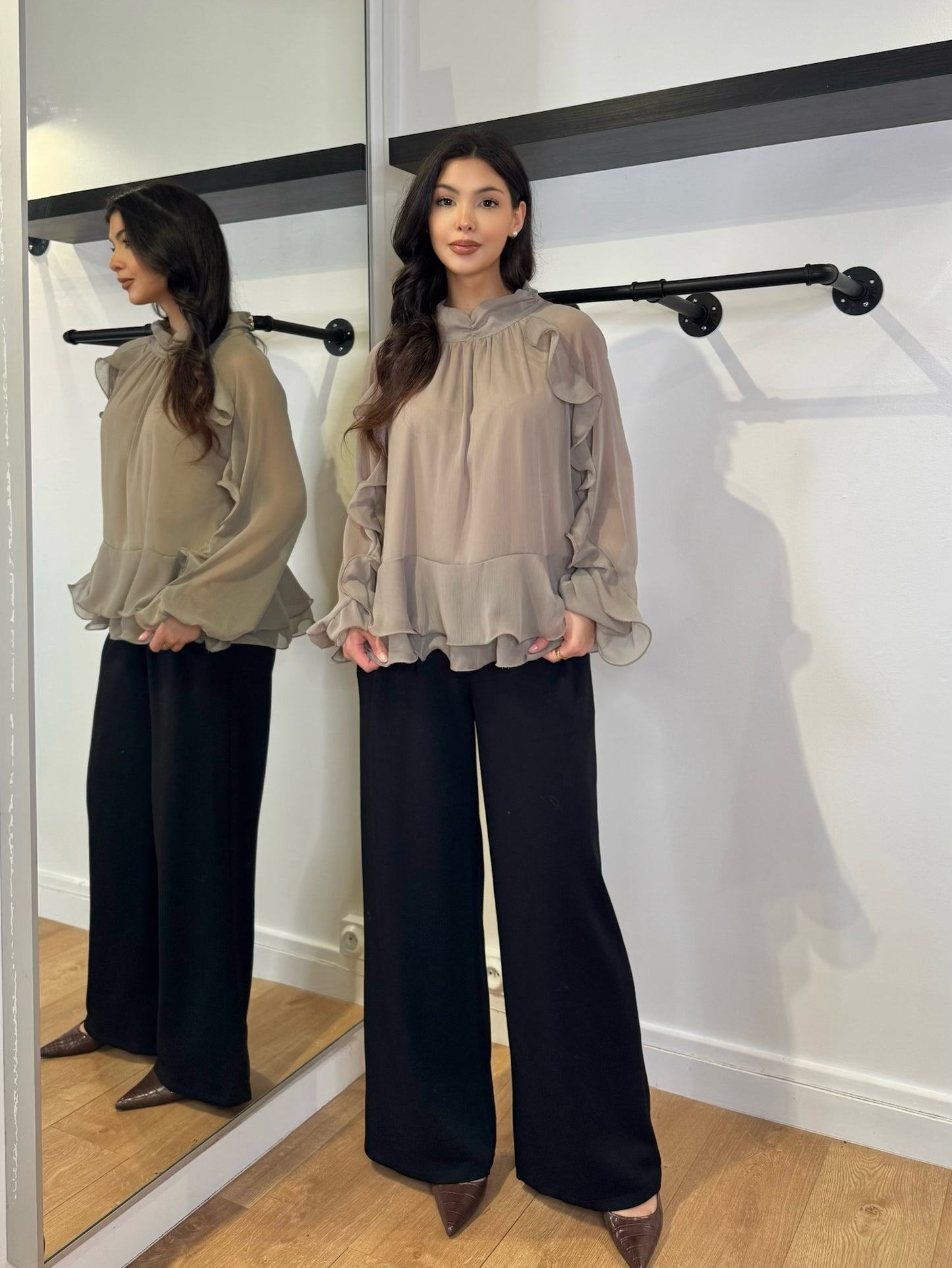 PANTALON ÉLÉGANT CONFORT NOIR