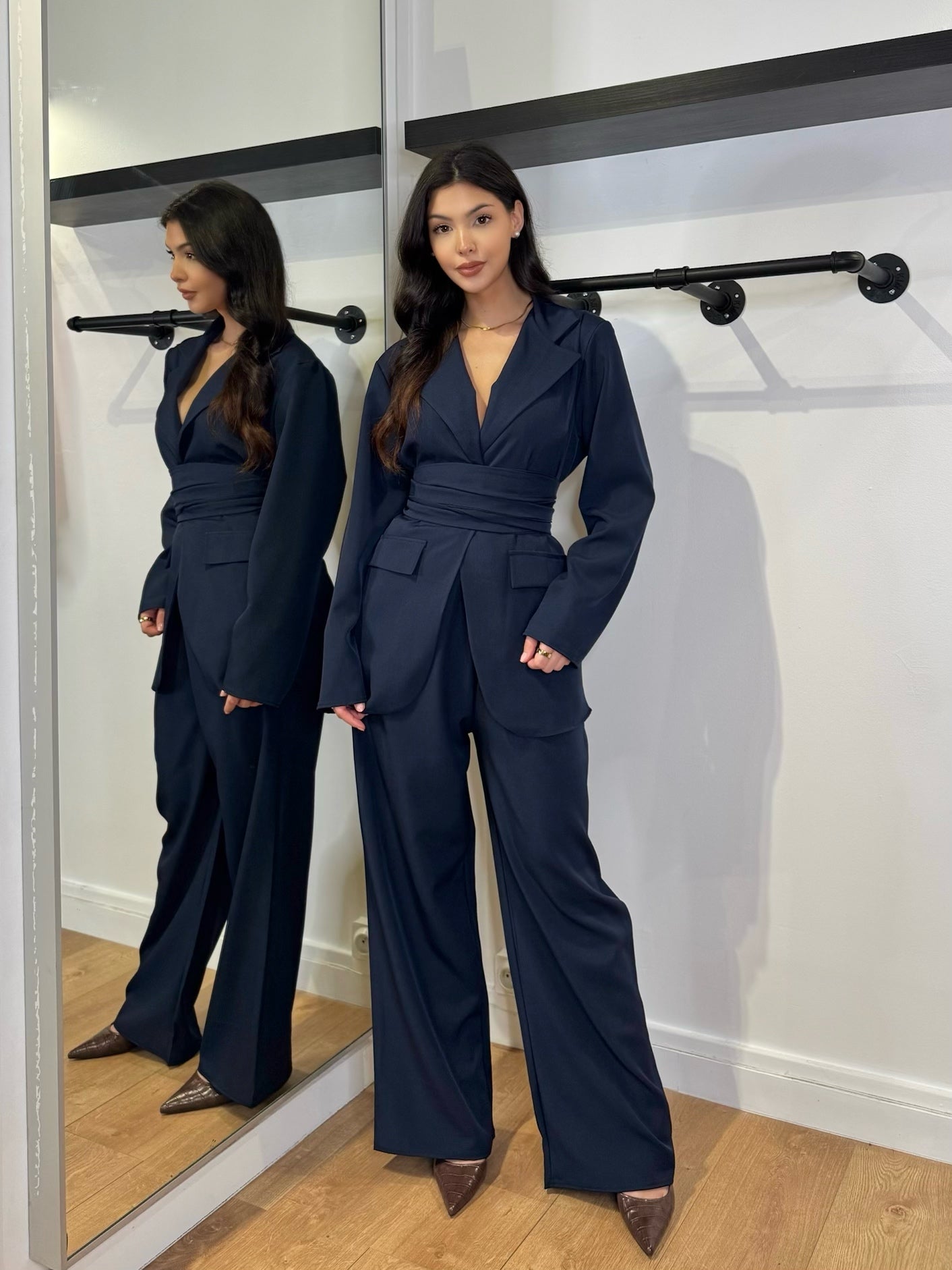 ENSEMBLE TAILLEUR CEINTRÉ