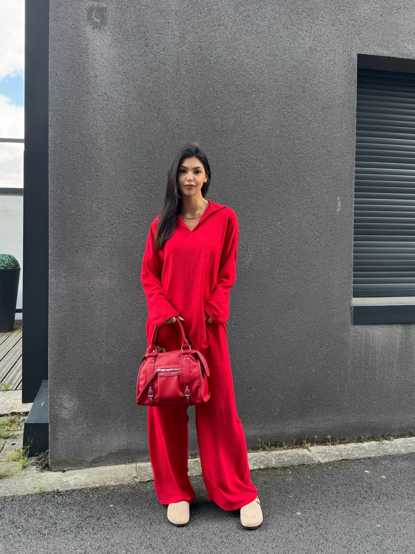 ENSEMBLE FLUIDE ROUGE