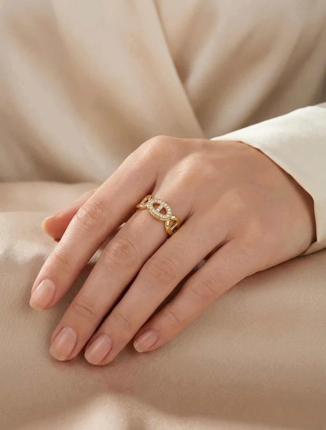 BAGUE AVA EFFET DIAMANT
