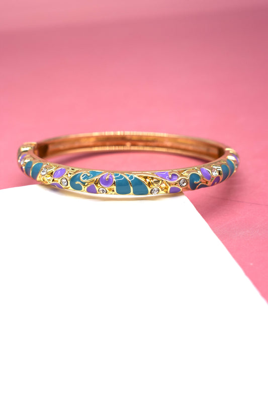 BRACELET BEBETA VIOLET- BLEU TURQUOISE