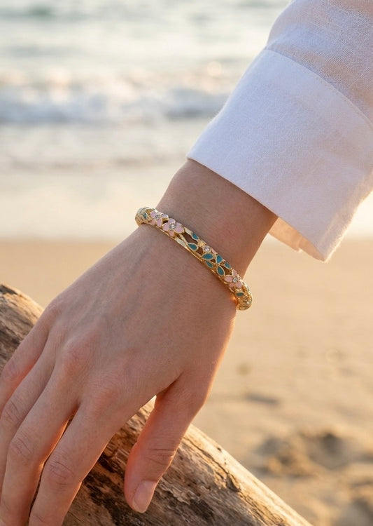 BRACELET BEBETA TURQUOISE - ROSE