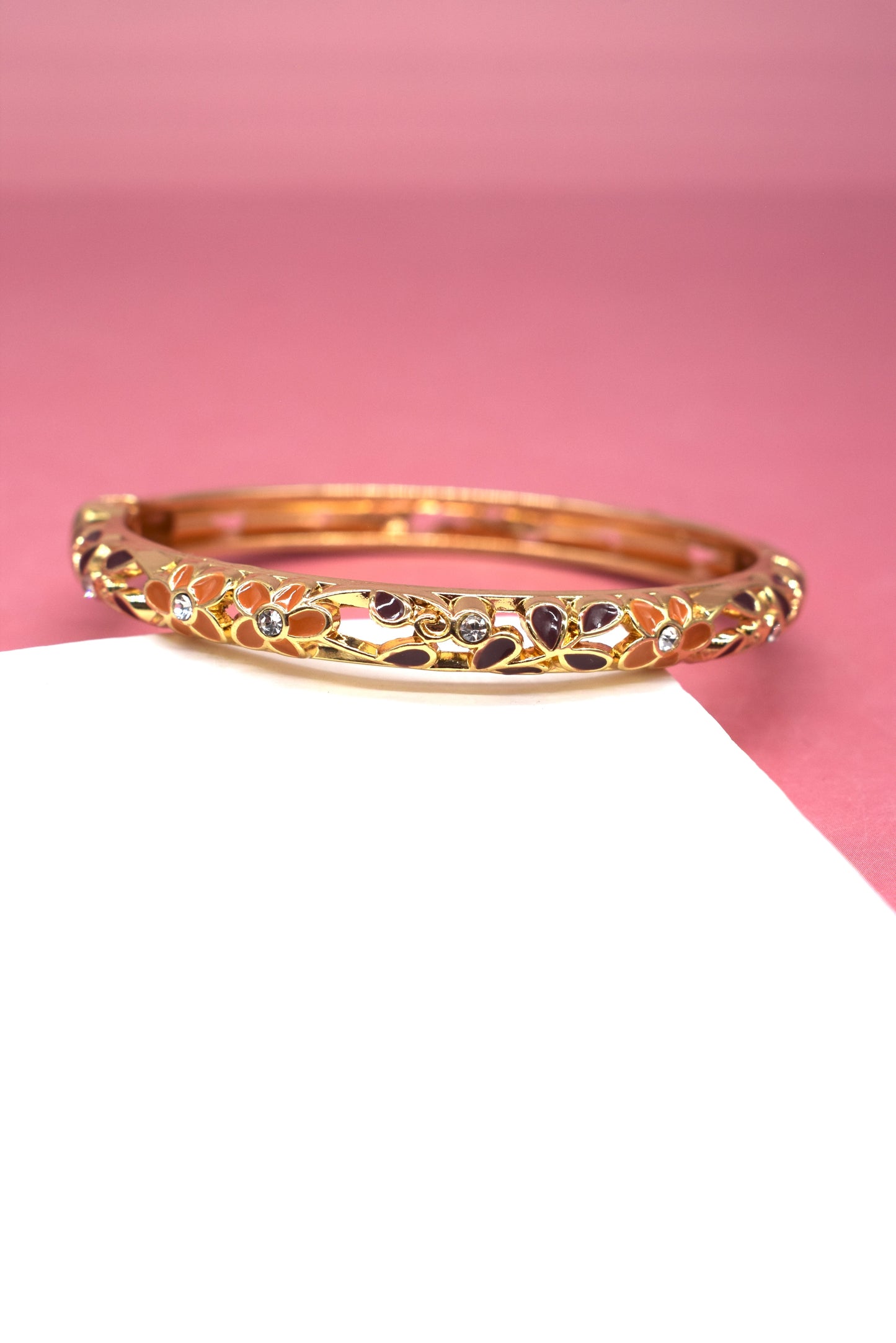 BRACELET BEBETA ORANGE - MARRON