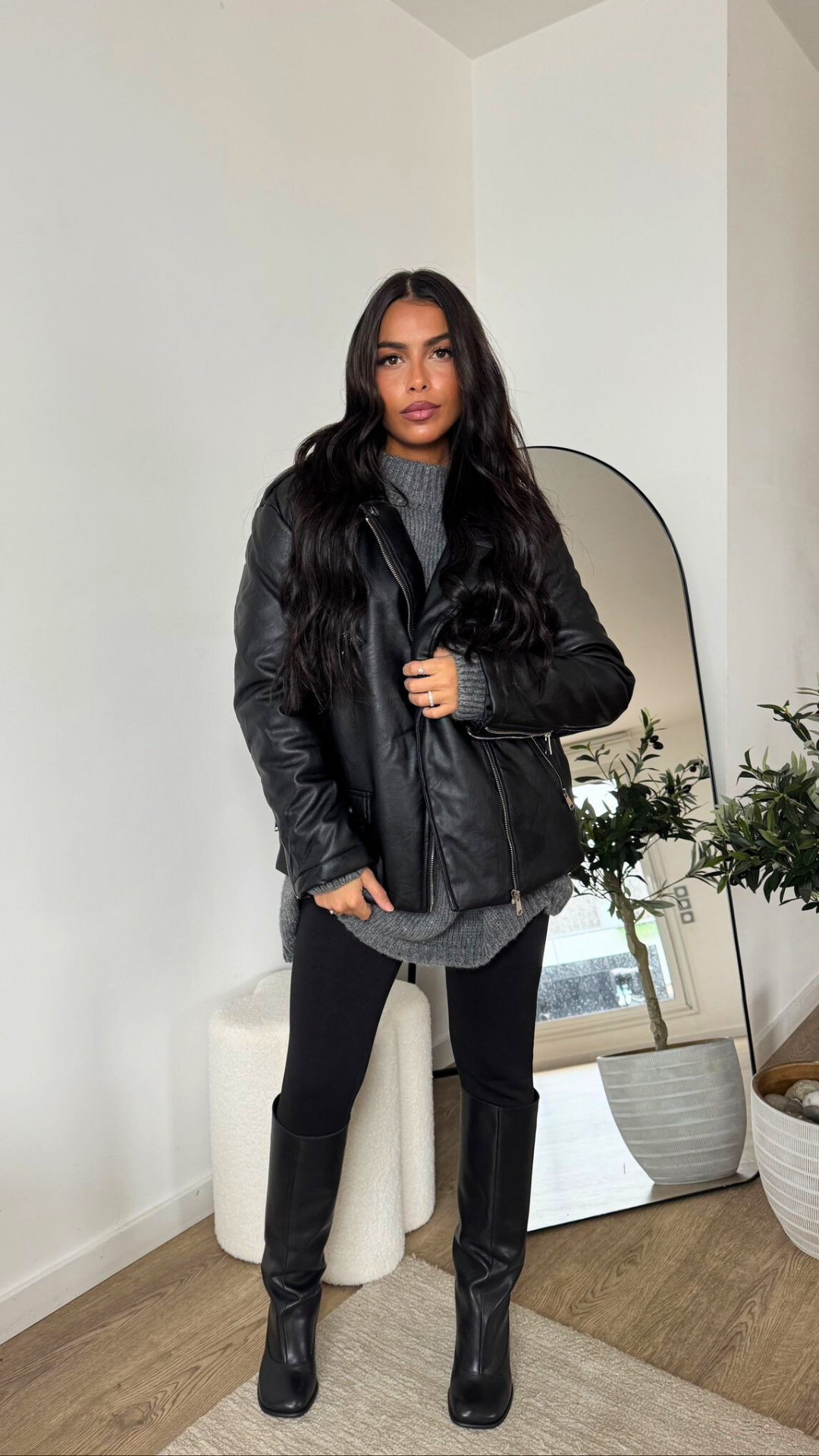 MANTEAU DE MOTARD OVERSIZE