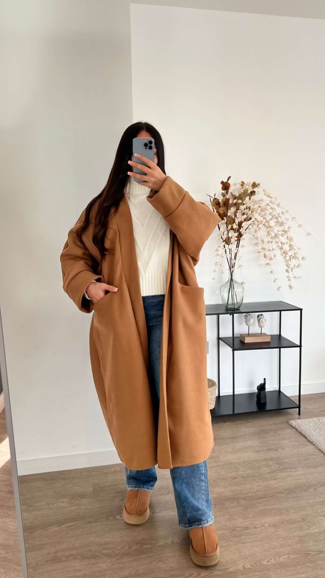 MANTEAU OVERSIZE CAMEL