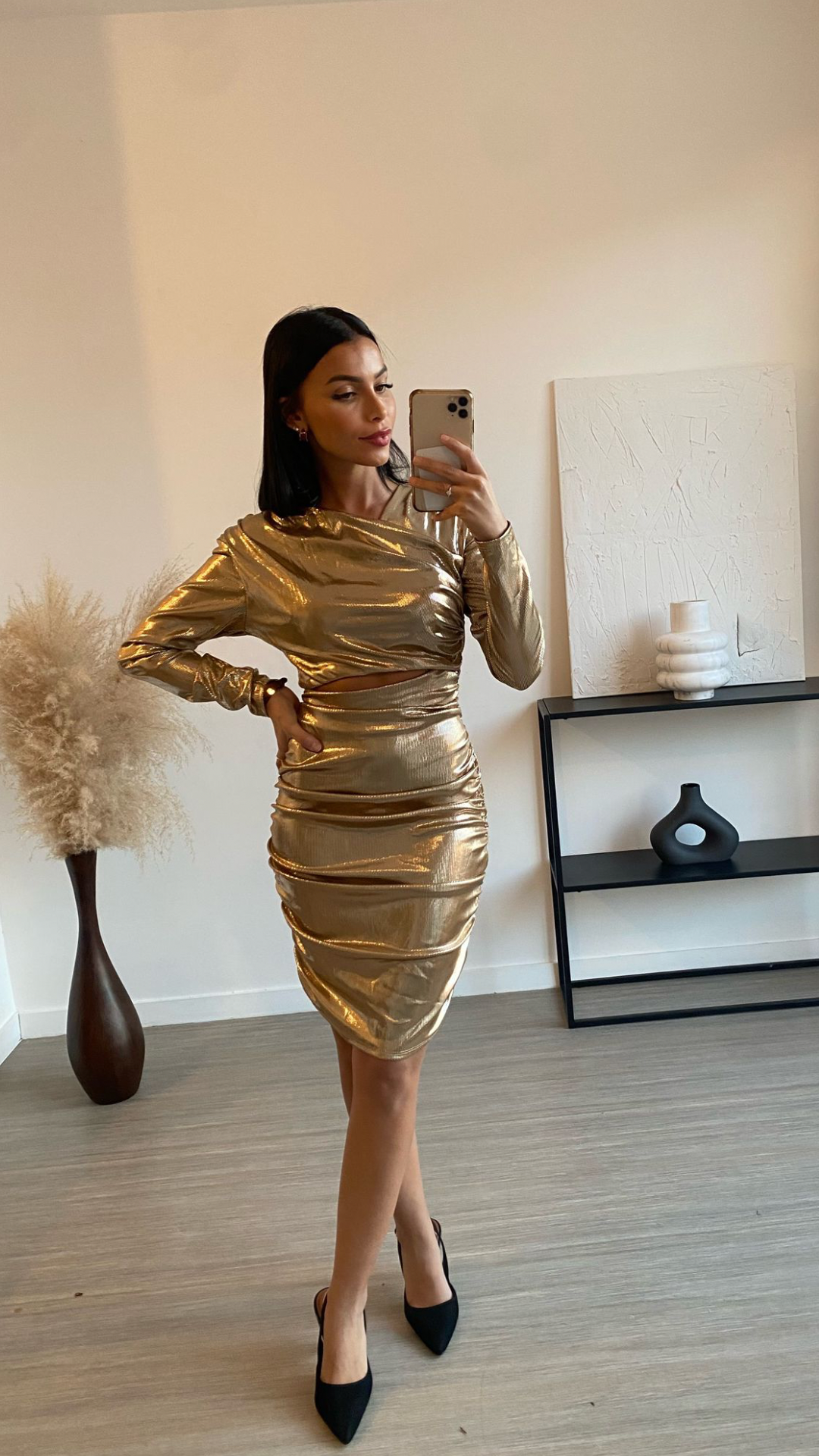 ROBE AJOURÉE GOLD