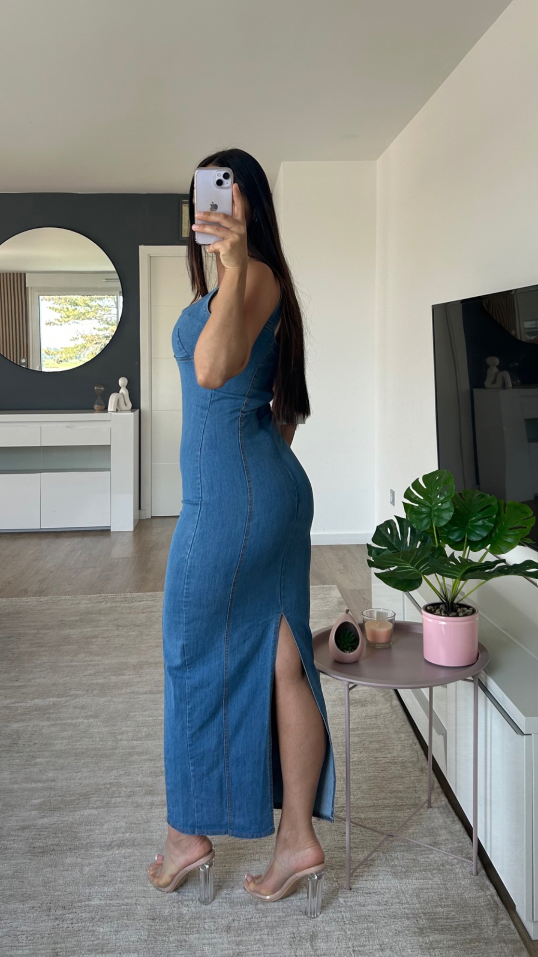 ROBE EN JEANS LONGUE